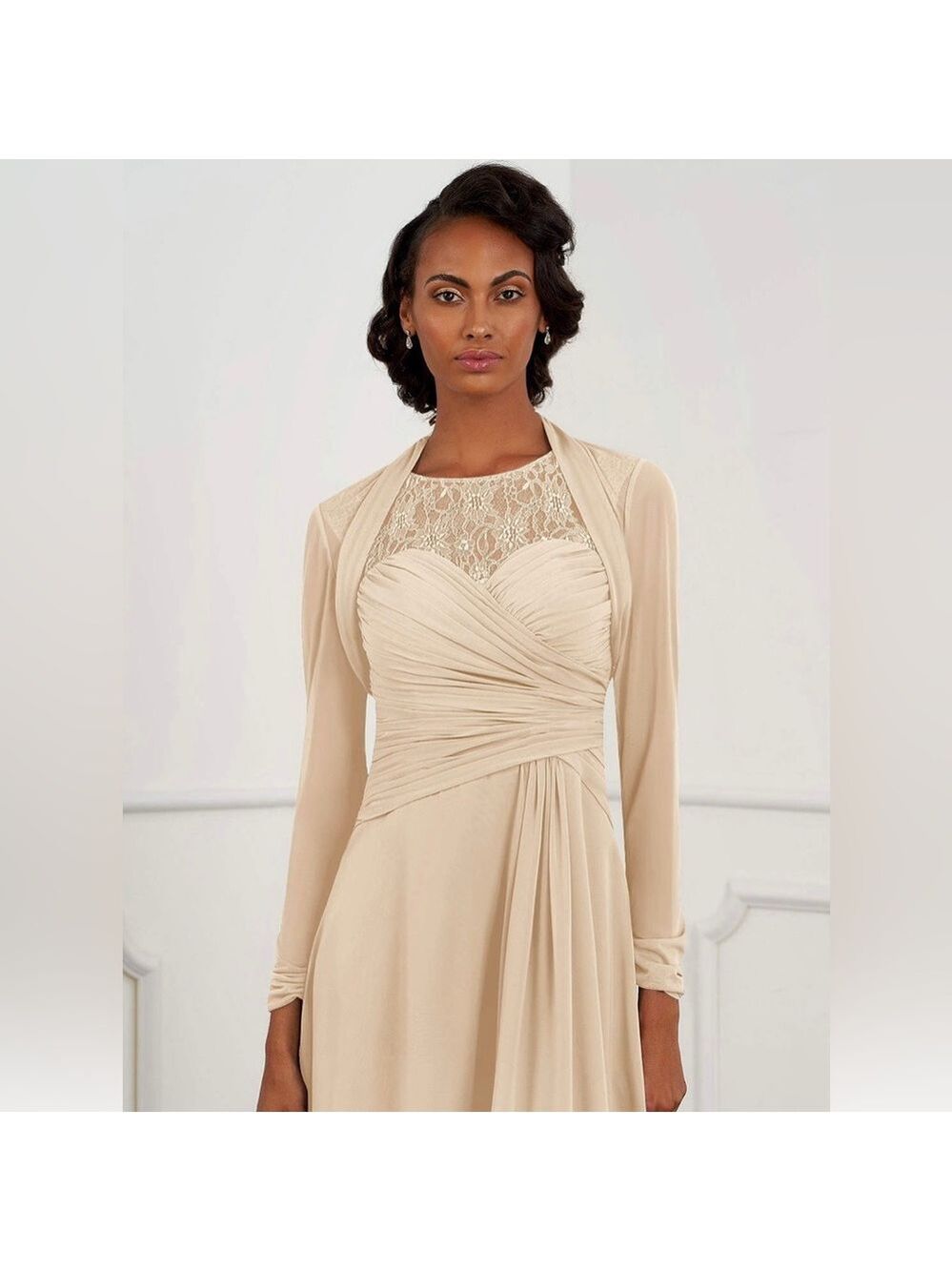 Nude Sheer Wrap